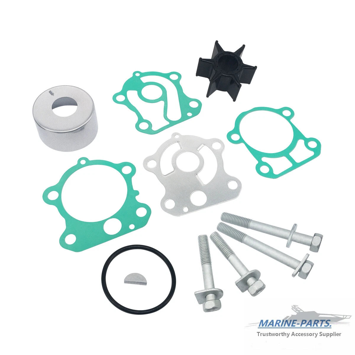 Water Pump Impeller Repair Kit for Yamaha 2 Stroke 60-90HP (692-W0078-02-00)