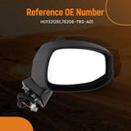 Right Rear View Mirror for Honda Civic (2012–2014) HO1321261 3 Pin