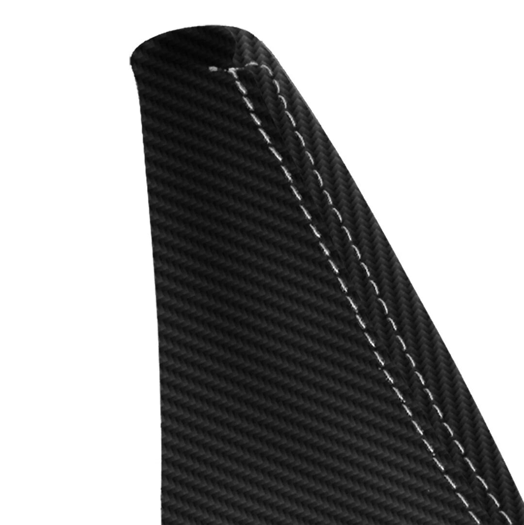 E Brake Boot Cover for Ford Escape (2005–2007) PVC Carbon Gray Stitch