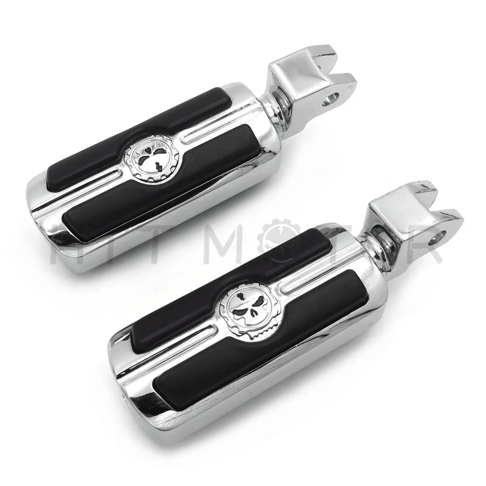 Custom Skull Footpeg for Yamaha V-Star 1100, 650, Stryker, V-Max, Virago 750