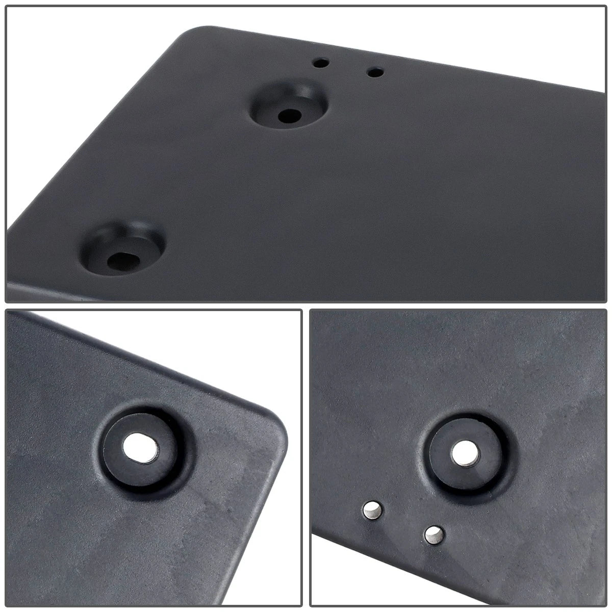 Front Bumper License Plate Frame Mounting Bracket for Kia Rio (2012–2015)