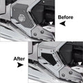 Motor Swingarm Pivot Covers Matte Chrome for HONDA Goldwing GL1800 (2018-2020)