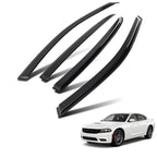 Set of 4 Window Visor Rain Guards for Dodge Charger (2011–2023)