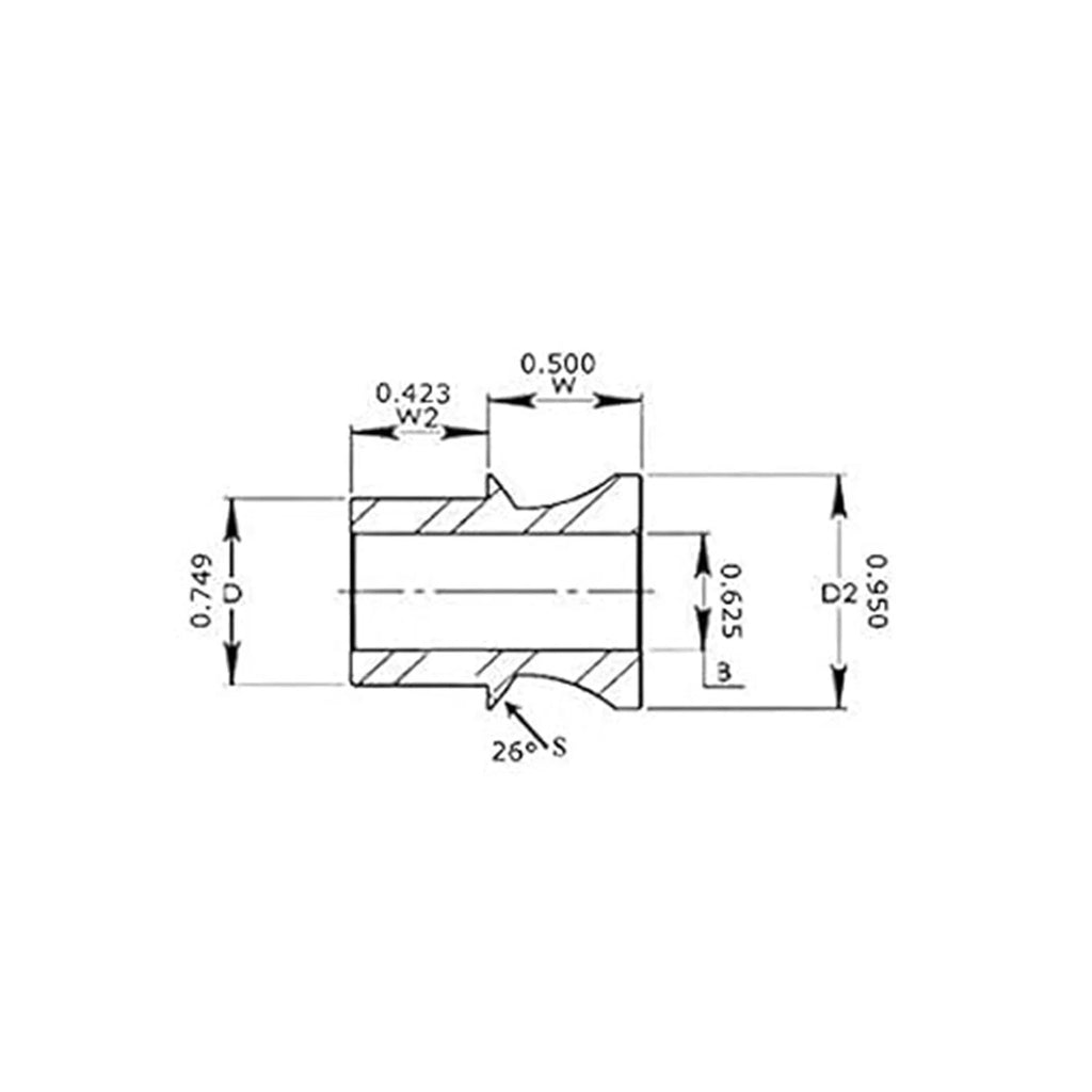 3/4" to 5/8" High Misalignment Spacer Heims for Universal Applications