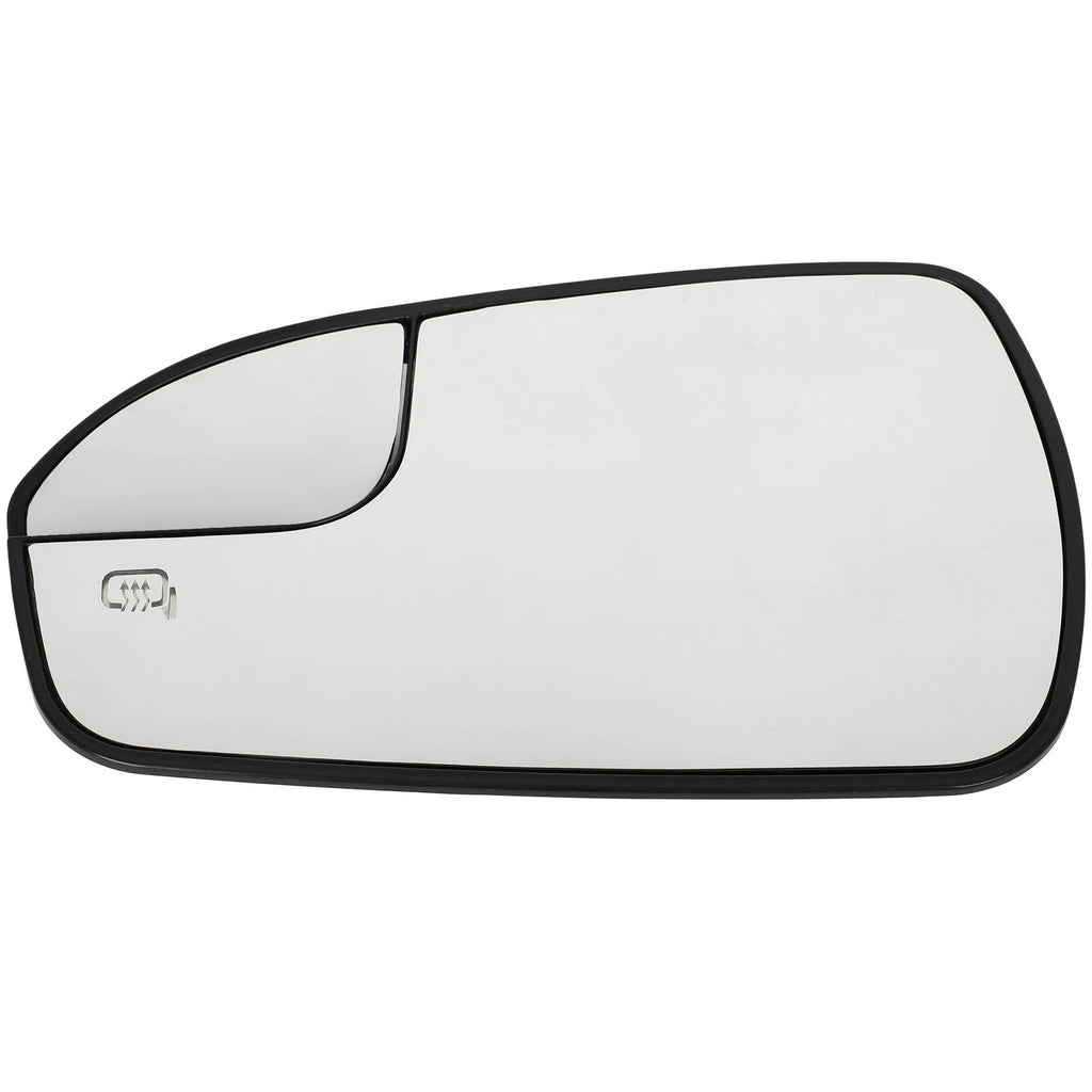 Heated Driver Side View Door Mirror Glass w/Plate for Ford Fusion (2013–2020)