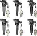 Ignition Coils and Iridium Spark Plugs for 2007–2009 Kia Amanti 3.8L
