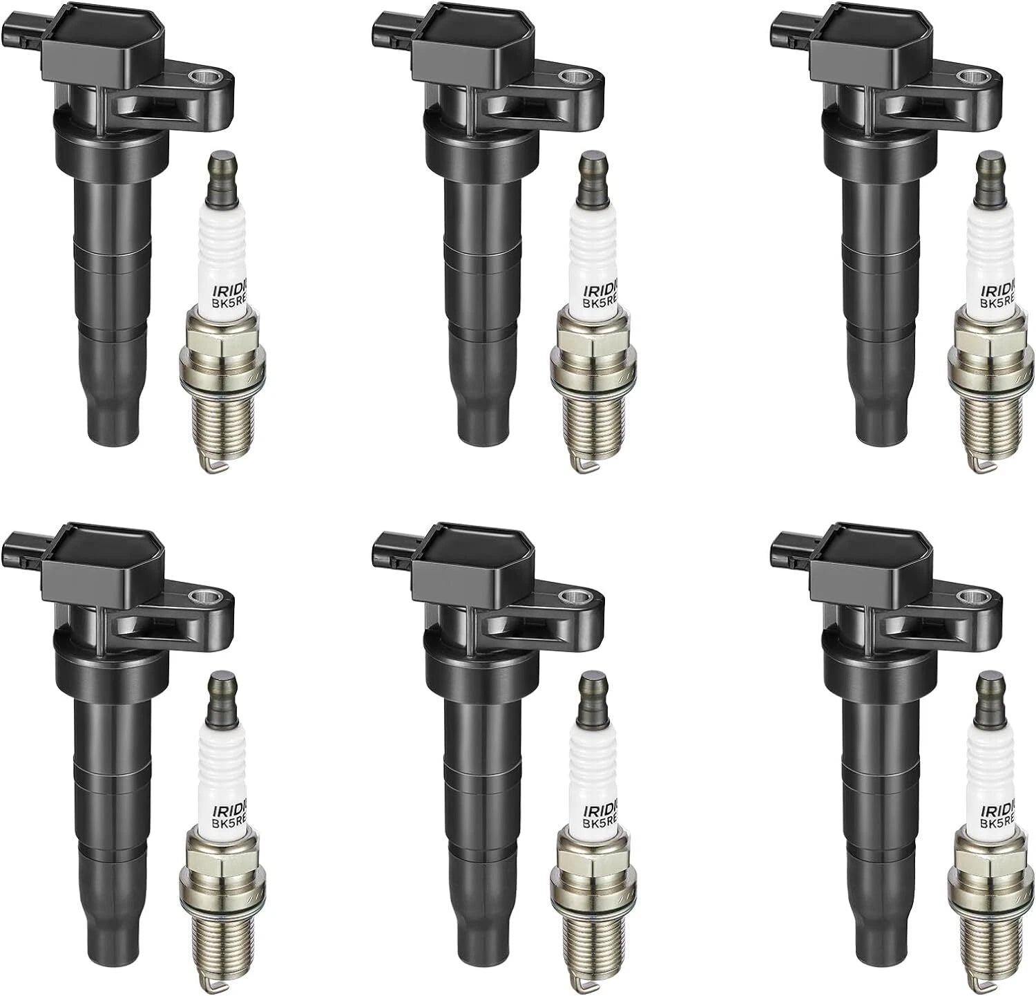 Ignition Coils and Iridium Spark Plugs for 2007–2009 Kia Amanti 3.8L