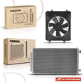 A/C Condenser and Cooling Fan Assembly Kit for Honda CR-V (2010–2011)