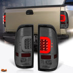 3D LED C-Bar Tail Light for Ford Super Duty (1997–2007) Smoked