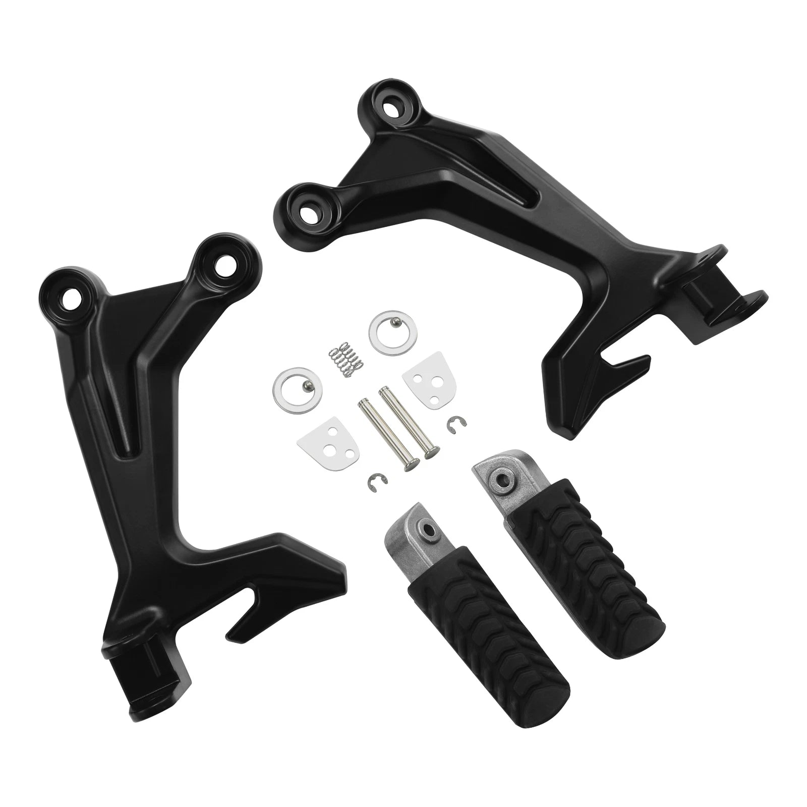 Rear Passenger Footrests Foot Peg Brackets for Kawasaki Ninja 650 Z650 (2017–2025)