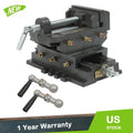 4" Heavy Duty Cross Drill Press Vise Clamp for Metal Milling