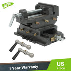 4" Heavy Duty Cross Drill Press Vise Clamp for Metal Milling