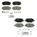Set of 4 Bosch QuietCast Ceramic Brake Pads for Ford Edge, Lincoln MKX (2007–2019)