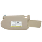 Set of 2 Tan Sun Visors with Lamp for Infiniti JX35 (2013)