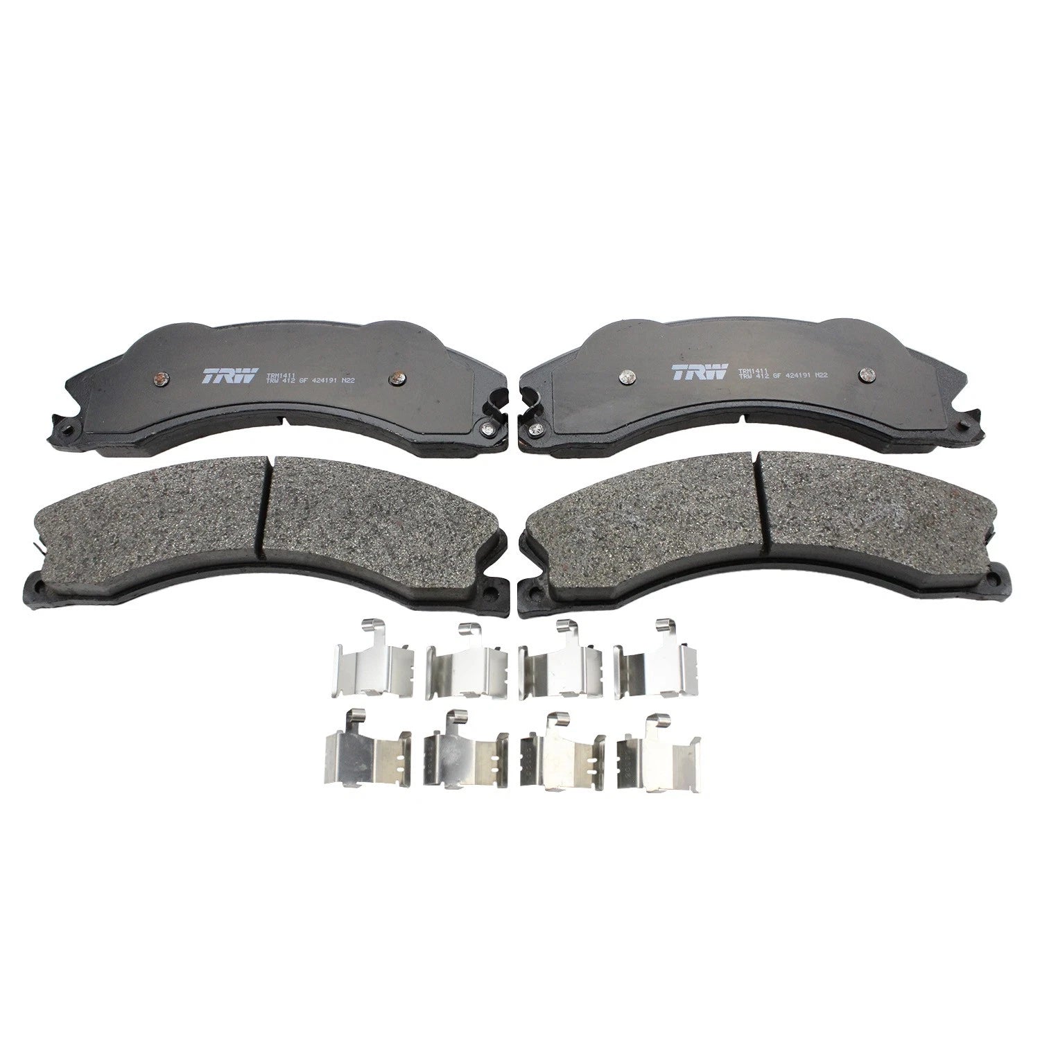 DuraGo Rear Rotors & TRW Pro Metallic Disc Brake Pads Kit for Express Savana 3500 (2003–2023)