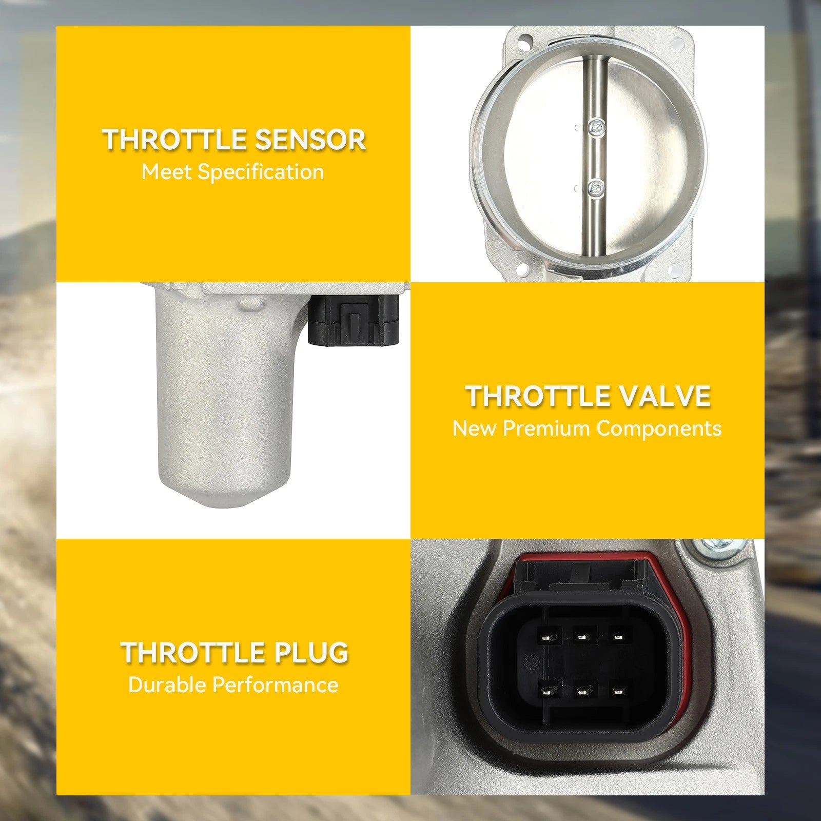 Throttle Body 90mm for Pontiac GTO G8 Chevrolet Corvette Cadillac CTS V8