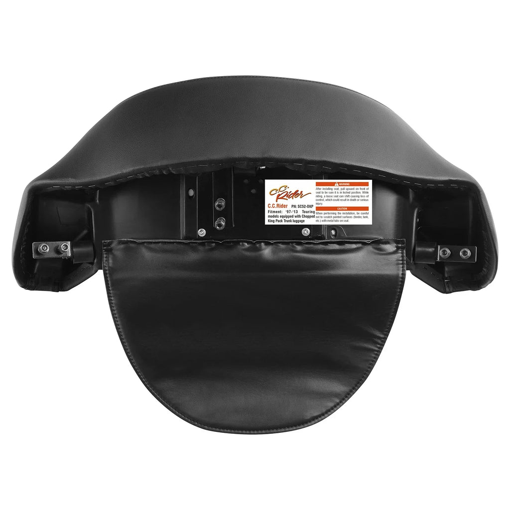 Driver & Passenger Seat Backrest Pad for Harley Electra Road Glide (2009-2013)