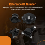 Set of 4 Engine and Transmission Mounts for Acura TL (2009-2014)