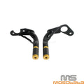 Rear Crash Bar & Frame Slider Mounts for Harley Softail FXST, Fat Bob