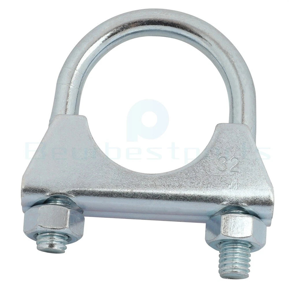 1.25" U-Bolt Uclamp Muffler Saddle Exhaust Pipe Clamp for