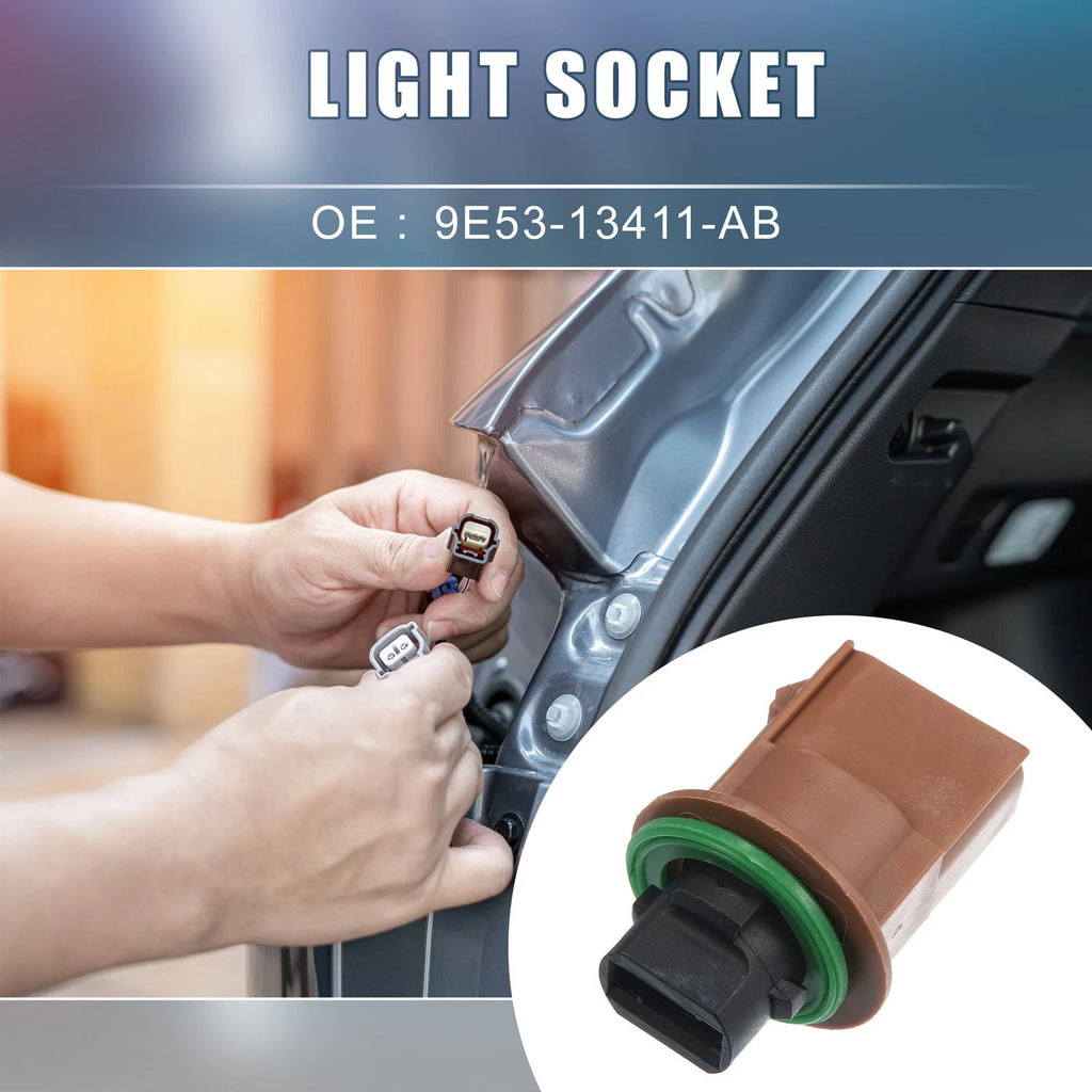 Turn Signal Light Marker Lamp Socket 9E53-13411-AA for Ford F-150 (2015–2018)