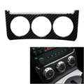 Carbon Fiber Dashboard Knob Cover Trim for Nissan 350Z (2003–2009)