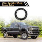 Carbon Fiber Roof Speaker Ring Cover Trim for Ford Maverick (2022–2024)