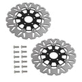 Pair Floating Front Brake Rotors for Harley-Davidson Touring (2008–2019) Softail (2015–2024)