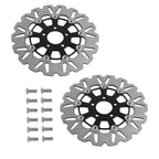 Pair Floating Front Brake Rotors for Harley-Davidson Touring (2008–2019) Softail (2015–2024)