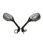 Clear/Smoke Turn Signal Rearview Mirrors for Suzuki GSXR600 GSXR750 (2006-2025)