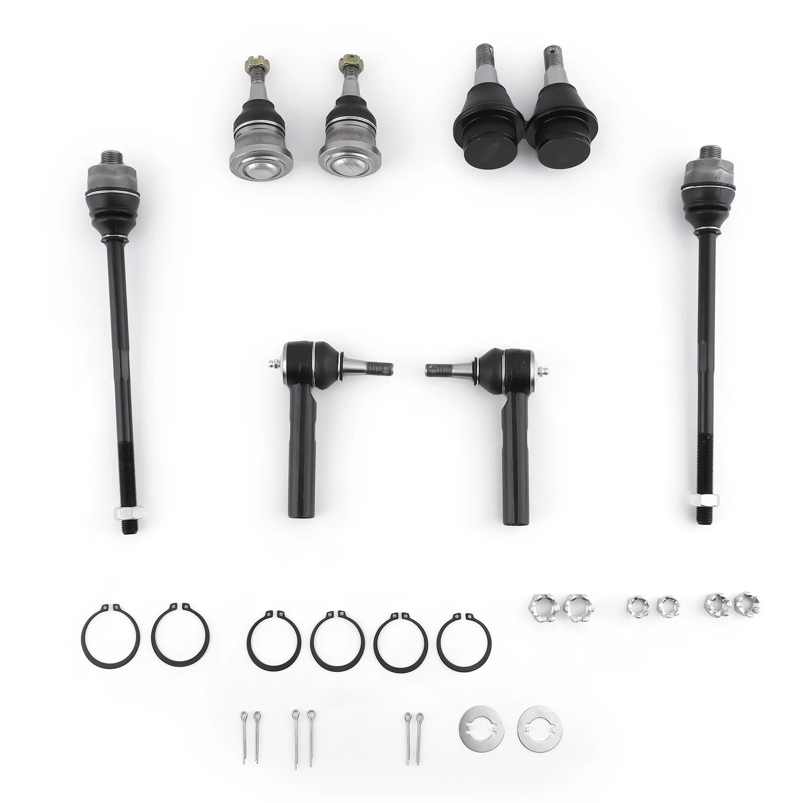 8x Front Upper Lower Ball Joints Tie Rod for GMC Sierra Yukon XL 1500 (1999–2006)