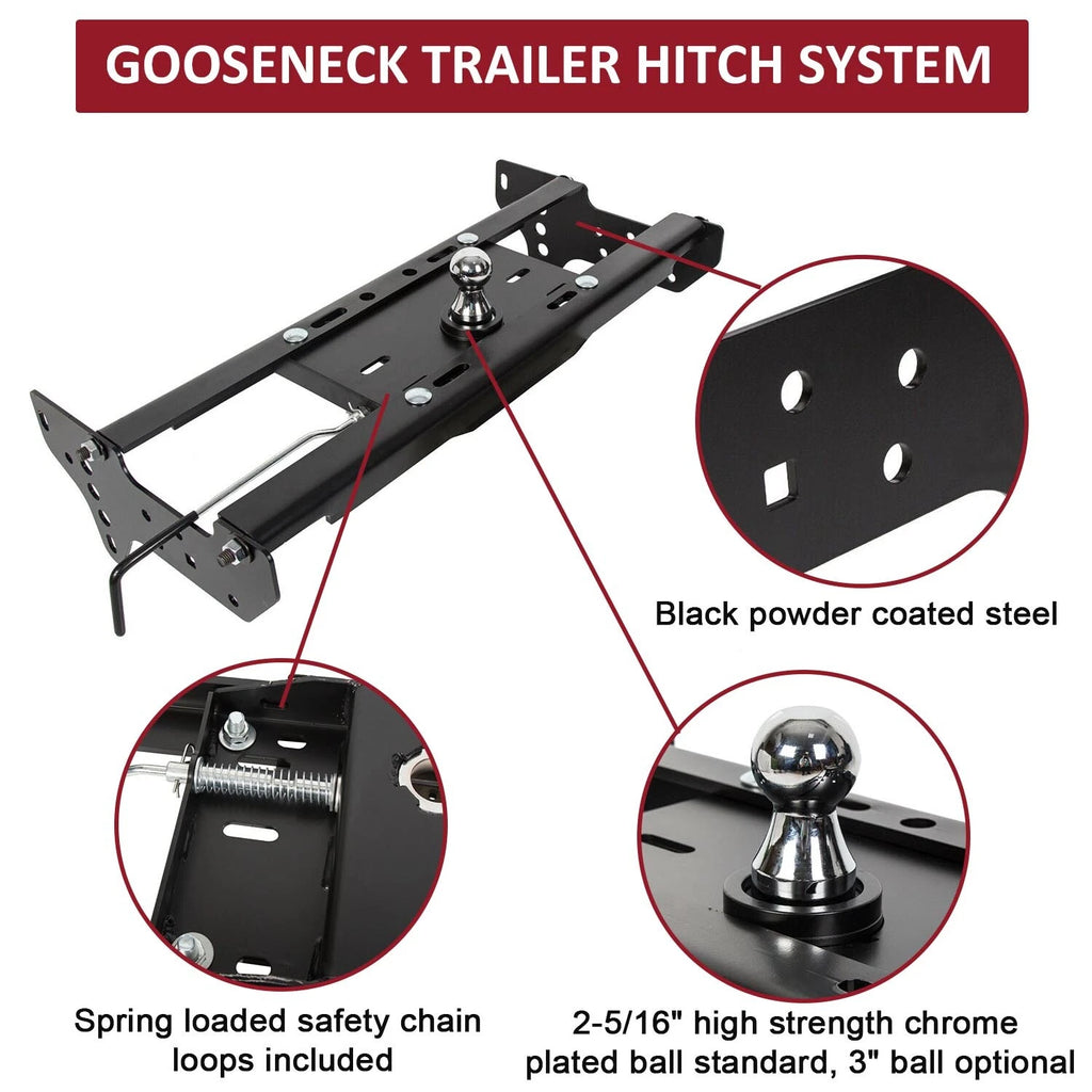 Gooseneck Trailer Hitch System for Ford F250 F350 (1999–2016)