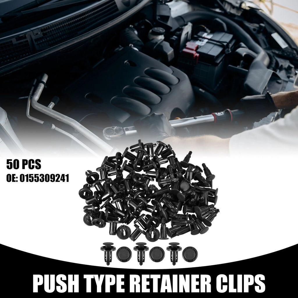 50 Pcs Push Type Retainer Clips No. 0155309241 for Nissan 350Z (2003–2009)