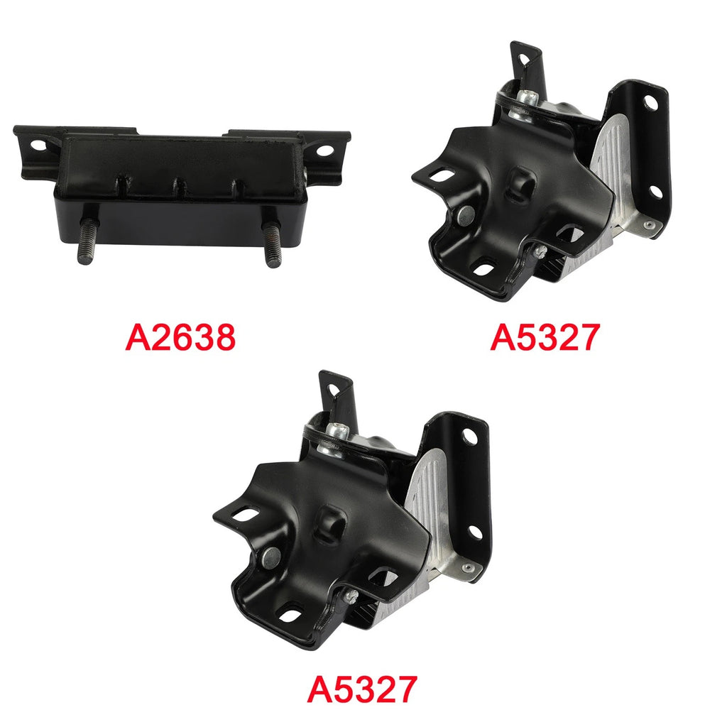 3X Engine Motor Mount A5327 A2638 for Silverado 1500 HD (2001–2003)