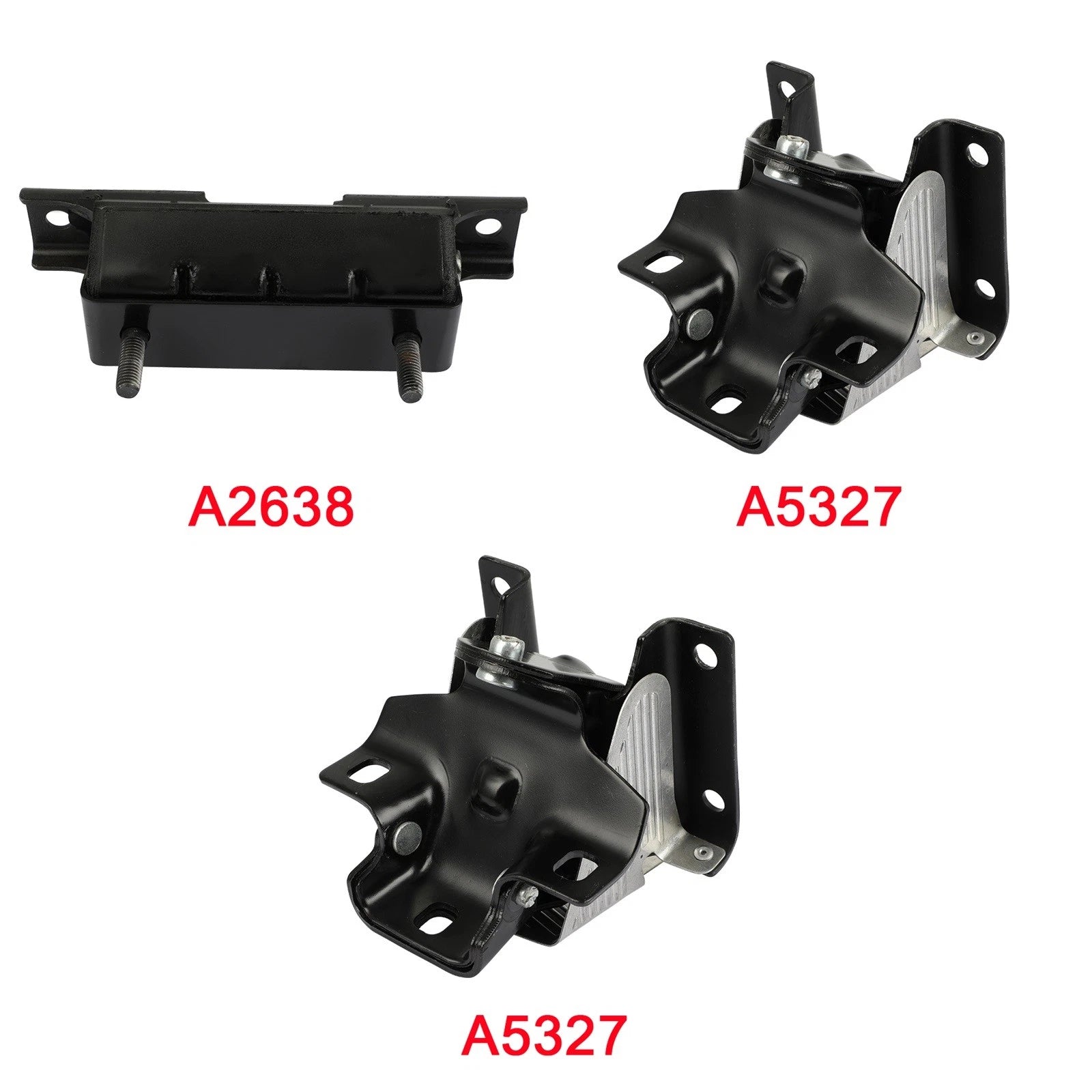 3X Engine Motor Mount A5327 A2638 for Silverado 1500 HD (2001–2003)