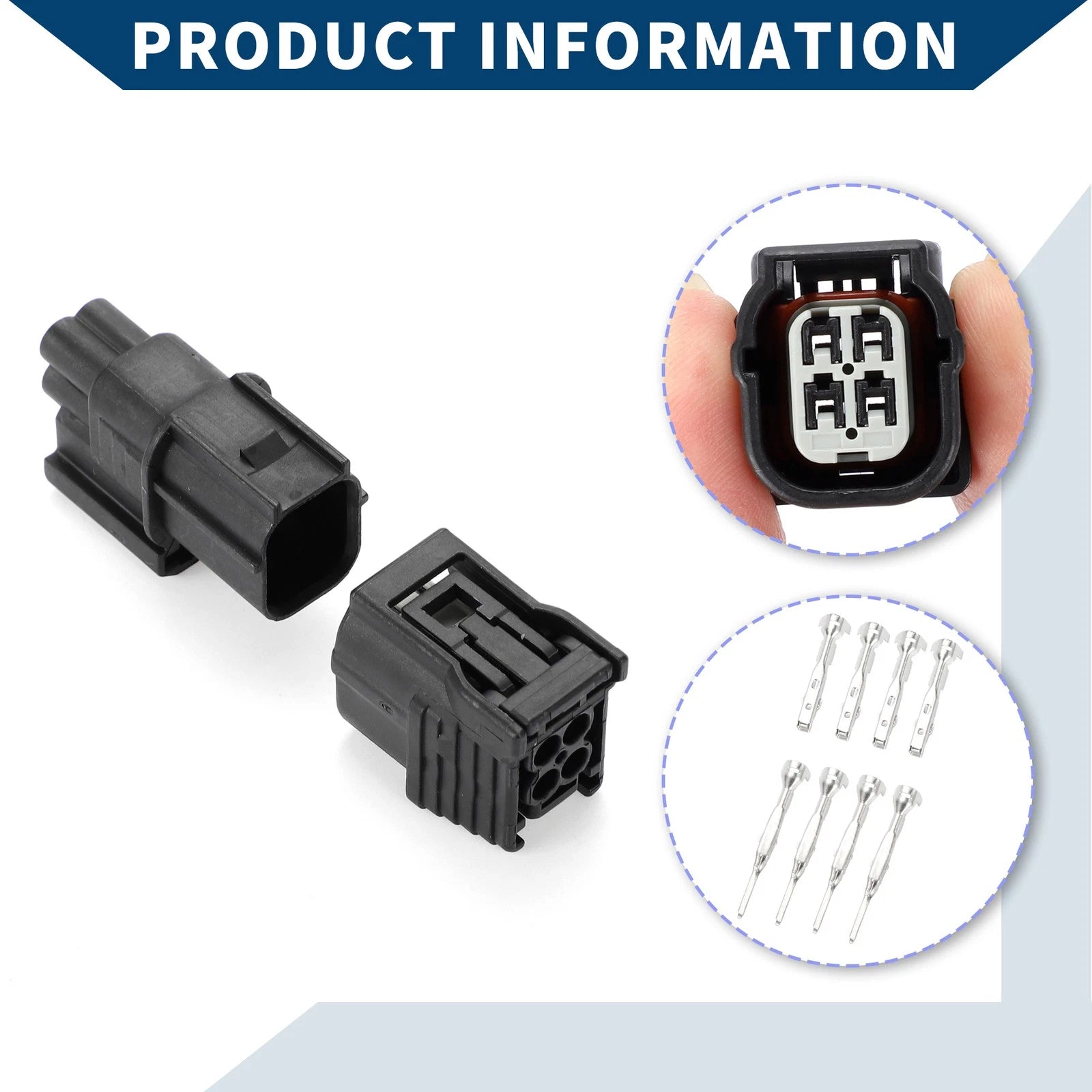 4 Pin Oxygen Sensor Connector Plug for Honda FK2 FK8 (2016–2021)
