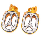 Dirt Bike Footpegs Footrests for Suzuki RMZ 250 450 (2010–2015) Gold Red