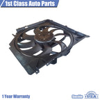 Dual Radiator and Condenser Fan Assembly for BMW X3 (2004-2010)
