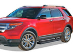 Set of 2 Running Boards for Ford Explorer (2011-2019) Matte Black 6"