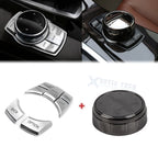 iDrive 7-Button Black Interior Multimedia Cover Trim for BMW 2–5 Series (2014–2019)