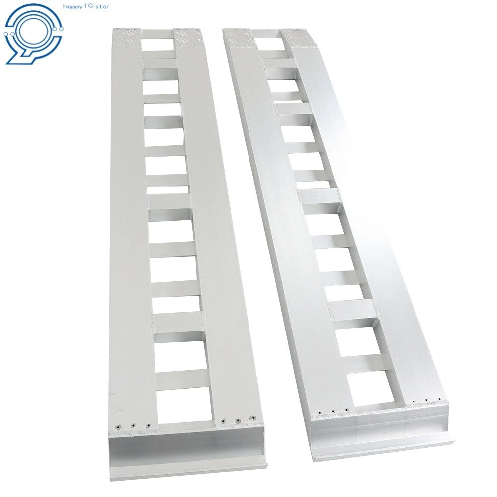 Set of 2 Aluminum Ramps for Car Trailer Truck (72"x14", 6500 lbs)