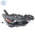 Headlamp for Mazda CX-3 (2016–2022) Halogen Black Passenger Side