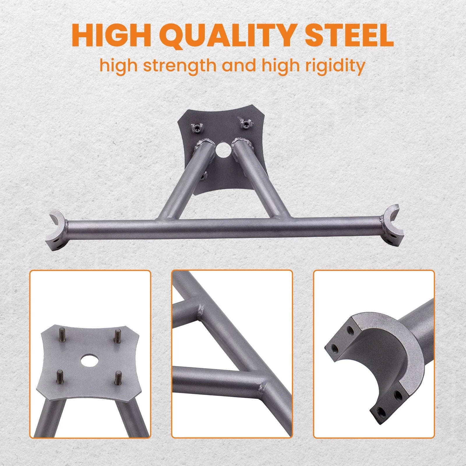 Rear Spare Tire Carrier Mount Rack for Polaris RZR XP 1000 XP Turbo (2016)