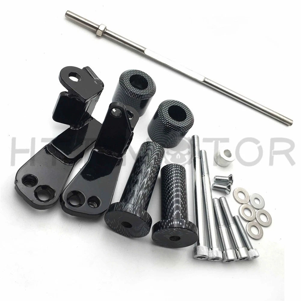 Carbon Fiber Frame Sliders for Suzuki Hayabusa GSXR 1300 (1999–2007)