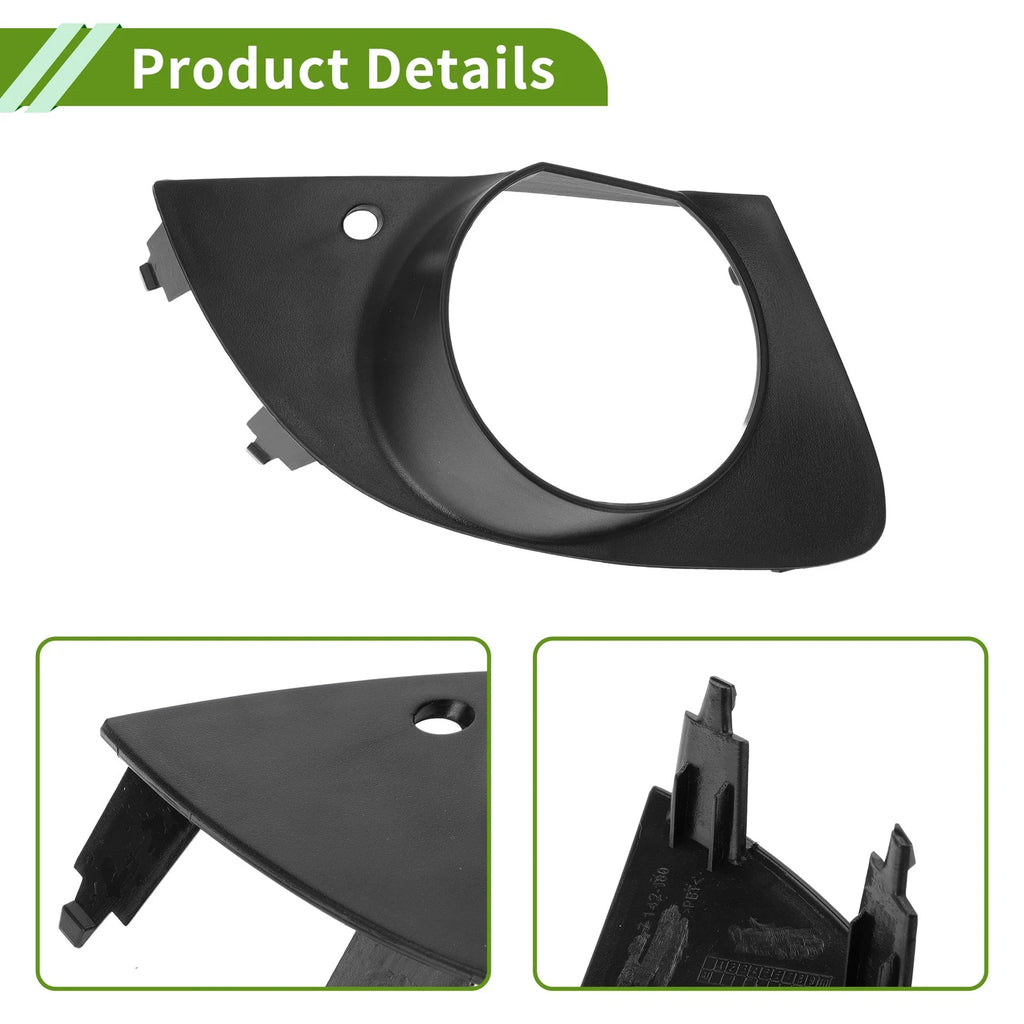 1 Pc Fog Light Grill for BMW E65 E66 (2006–2008) No. 51117142180 Black