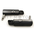 Defiance Footpegs for Harley Davidson Softail Fat Boy (2018–Present) Black Anodized