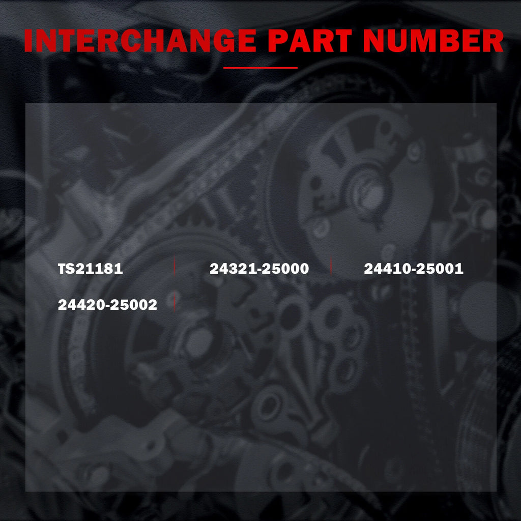 Timing Chain Kit for Mitsubishi Lancer (2008–2011) & Hyundai Sonata (2006–2014)