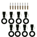 Set of 8 Bosch Double Platinum Spark Plugs & NGK Coil Boots for Armada FX45 M45 V8 (2004–2008)