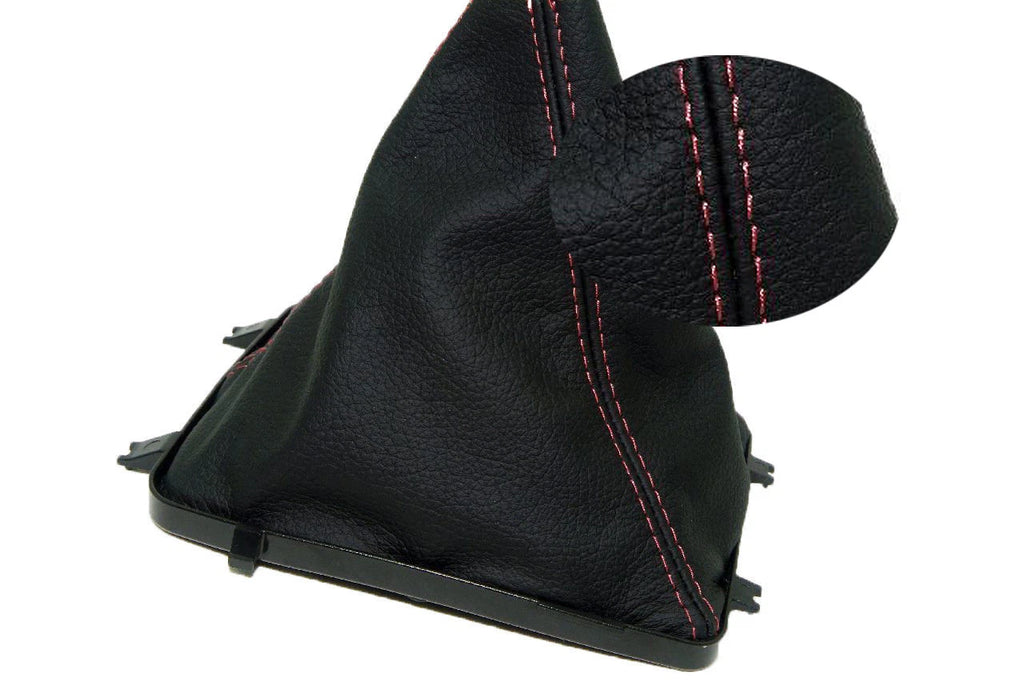 Shift Boot Cover for Pontiac GTO (2004–2006) - Leather, Red Stitch