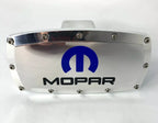 Hitch Receiver Plug Mopar M Logo Polished 2 Inch for Jeep Wrangler (2018–2024)